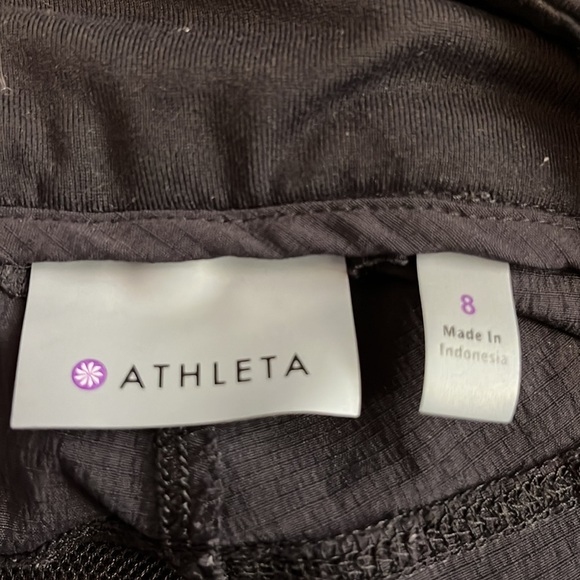 Athleta black athletic skirt size 8 - Picture 3 of 5